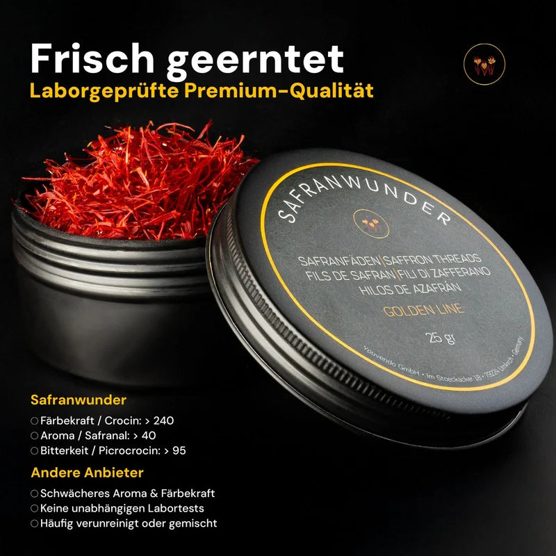 Tarawat Safran Verpackung – Safranfäden aus Afghanistan